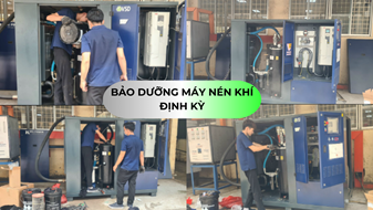 BẢO DƯỠNG MÁY NÉN KHÍ ĐỊNH KỲ